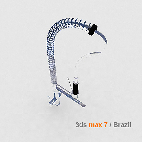 designed italy 3d max - Gessi OXYGEN HI-TECH Professional Tap by lajhar